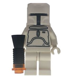 LEGO Star Wars White Boba Fett 30th Anniversary Custom Minifigure sw0275