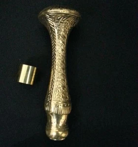 Set  Of 5 Pcs Vintage Brass Knob Design Handle Victorian For Walking Stick Gift - Picture 1 of 2