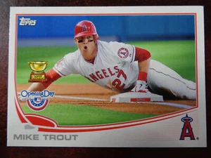 2013 Topps Opening Day Mike Trout #27 Rookie GOLD Cup-Angels - Picture 1 of 1