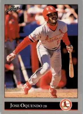 1992 Leaf Jose Oquendo #289 - Image 1 of 2