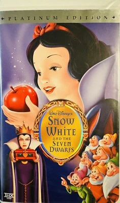 Snow White And The Seven Dwarfs Platinum Edition VHS Clamshell Box - Image 1 of 3