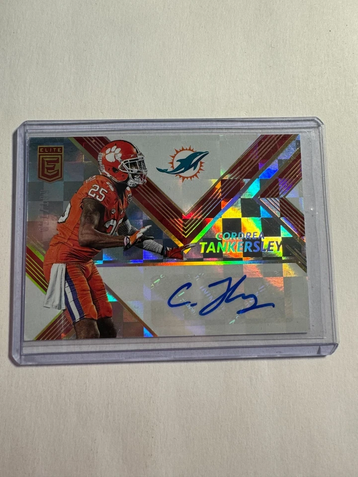 K137,851 -  2017 Elite Rookie Autographs Red #8 Cordrea Tankersley Auto #/199 - Image 1 of 1