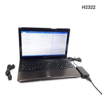 ASUS K52F 15" Laptop i3-M 370 3GB Ram No HDD No OS Boots To BIOS H2322 - Image 1 of 4
