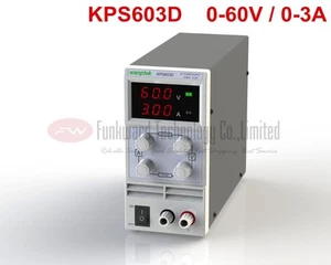 KPS603D Adjustable Mini Switch DC Power Supply Output 0-60V 0-3A AC110-220V - Picture 1 of 1