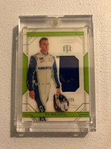 2020 Panini National Treasures NASCAR Ty Dillon FIRESUIT RELIC!! #25/25!!