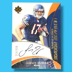 2009 Ultimate Collection Rookie Autograph Juaquin Iglesias /399 Bears Oklahoma - Picture 1 of 1