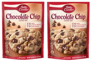 Betty Crocker Chocolate Chip Cookie Mix (Pack of 2) 17.5 oz Bags - Picture 1 of 1