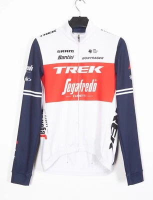 Santini Trek Segafredo Jersey Winter Jacket Men's Small Longsleeve - Image 1 of 4