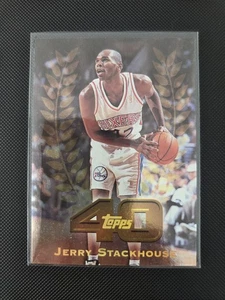 JERRY STACKHOUSE (THE FIRST STEP) - 1997-1998 Topps 40 #T40-4 - Picture 1 of 2