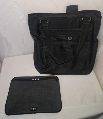 Thirty One Tote Bag/Backpack Convertible and Crosshatch Utility Pouch - Image 1 of 4