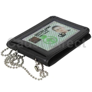 Rothco Leather ID Holder with Neck Chain - Picture 1 of 4