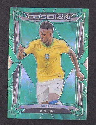 2024-25 Panini Obsidian Vini Jr Green Brazil Team Colour 10/26 - Image 1 of 2