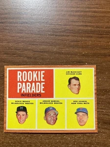 1962 Topps High # Jim McKnight Denis Menke Amado Samuel Rod Kanehl - Imagen 1 de 1