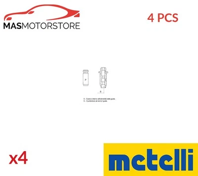VALVE GUIDES METELLI 01-S3008 4PCS FOR CITROËN C4 AIRCROSS 1.8L 110KW - Image 1 of 4