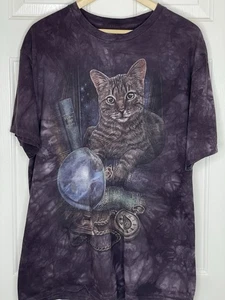 Camiseta The Mountain Cat Fortune Teller Crysta Ball Witchy Algodón Tie Dye Y2K XL - Imagen 1 de 4