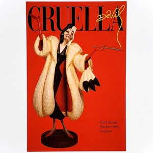 Cruella de Vil Postkarte 101 Dalmatiner Bösewicht Walt Disney Classics Sammlung - Bild 1 von 2
