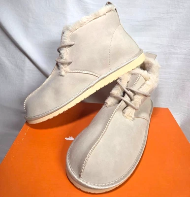 Botas de inverno Rocket Dog Serenity marfim camurça sintética e pele forrada tornozelo ~ 8 femininas - Imagem 1 de 4