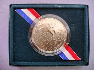 1991 USA - 1 Dollar 38th Anniv. of the Korean War Commemorative .900 Silver Coin - Picture 1 of 11