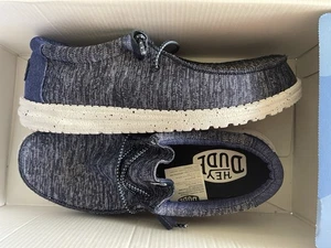 Hey Dude Wally Sport Knit Blue.Size M8.NIB - Picture 1 of 6