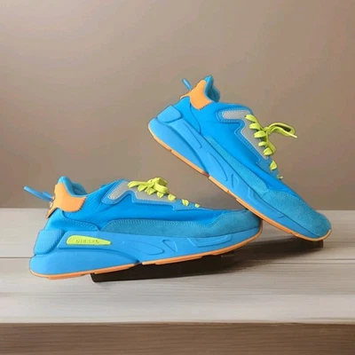 Zapatos Diesel S-Serendipity Azul Naranja "1978" Para Hombre Talla EE. UU. 8,5 EUR 41 JPN 26,5 USADOS EN EXCELENTE ESTADO Foto 1 de 4