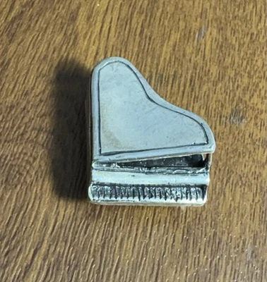 🎹 Microfusione Pianoforte a Coda in Argento 800 – Miniatura da Collezione - Immagine 1 di 2
