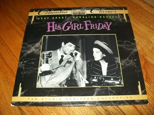 HIS GIRL FRIDAY Laserdisc LD EXCELLENT CONDITION GREAT FILM CARY GRANT STARS! - Picture 1 of 1