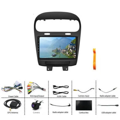 Car Stereo Radio GPS Radio 2+32G Android 12 Carplay For Dodge Journey 2011-2019 - Image 1 of 4