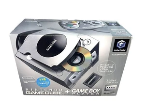Nintendo GameCube Enjoy Plus Pack Silver Dead Stock Almost Unused Japan - Picture 1 of 8