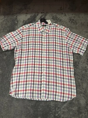 Neiman Marcus 100% Linen Shirt Camp Short Sleeve Mens XL Casual NWT - Image 1 of 4