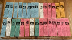 44 TIX! MONSTER SAMMLUNG - 1960ER WHITE SOX FOTO VOLLE TICKETS - WYNN/WILHELM/FOX - Bild 1 von 4