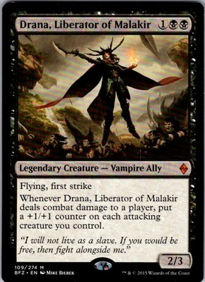 Magic | BFZ | Drana, Liberator of Malakir | 109 | LP - Image 1 of 2