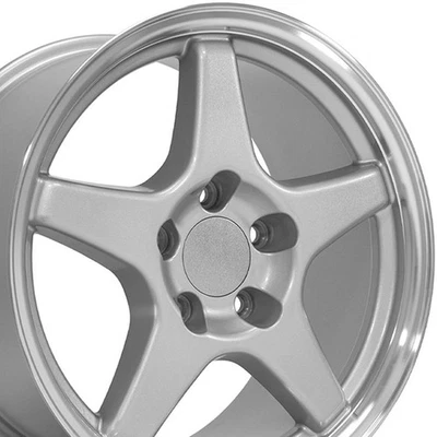 17" Silver Wheel w/Machined Lip for 1993-2002 Pontiac Firebird - RVO0077 - Image 1 of 4