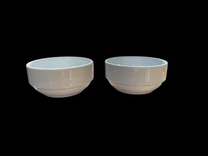 2 Dipschalen von Stoneware Kitchen Made in Turkey weißes Steinzeug - Bild 1 von 3
