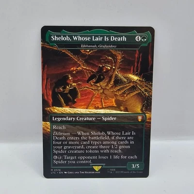 Shelob, Whose Lair Is Death NM #516 Regular MTG Commander: LOTR - Image 1 of 2