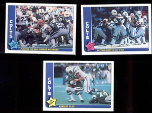 1985 Fleer Action Indianapolis Colts Set MARK HERRMANN NESBY GLASGOW - Bild 1 von 1