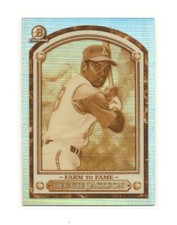 2020 Bowman Chrome REGGIE JACKSON SP Farm to Fame Case Hit Insert # FTF-RJ