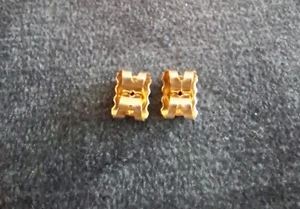 9ct Gold Butterfly Earring Backs sold in pairs in size Small  - Picture 1 of 3