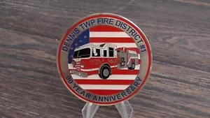 Dennis TWP Fire District #1 NJ 90th Anniversary Challenge Münze - Bild 1 von 7