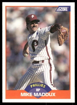 1989 Score #393 Mike Maddux - Image 1 of 2