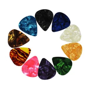 20PCS Thin Guitar Picks Celluloid Guitar Plectrum Sharpnel for Ukulele Guitar - Picture 1 of 5