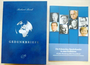Numis- Medaillenbrief Kollektion 8 Deutsche Bundeskanzler Sammlung Nr. 0001 - Picture 1 of 6