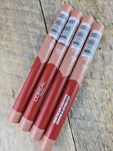 Lotto 4 pastelli labbra opachi L'Oréal FLIRTY TOFFEE lunga durata 509 sigillati - Foto 1 di 4