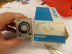 Neu Omron ATSS Ein Verzögerung Timer 0-10 Sekunden 110V 50/60hz L1 - Bild 1 von 7