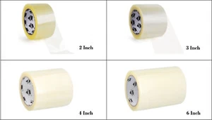Acrylic Carton Sealing Tape Clear Shipping Box Tapes Choose Your Mil, Size & Qty - Picture 1 of 12
