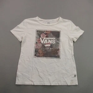 Vans Shirt Boys Medium Short Sleeve Casual Crew Neck Lightweight Outdoors - Picture 1 of 7