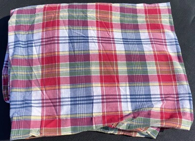 Sábana Ajustable Ralph Lauren Tarta Cuadros Rojo Azul Blanco Portugal Completa En muy buena condición Foto 1 de 4