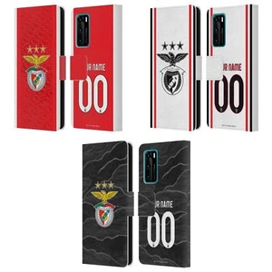 CUSTOM PERSONALISED S.L. BENFICA 2021/22 KIT LEATHER BOOK CASE FOR HUAWEI PHONES - Picture 1 of 9