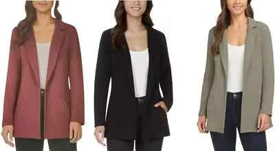 Matty M Women's Knit Boyfriend Blazer Jacket (1715772) - Image 1 of 4