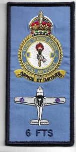 RAF PATCH 6 FLYING TRAINING SCHOOL KINGS CROWN ROYAL AIR FORCE SQUADRON PATCH - Picture 1 of 1