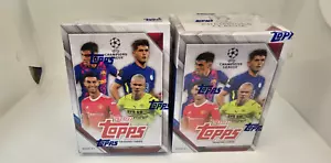 2 LOT Topps 2021-22 UEFA Champions League Collection Soccer Blaster Box- 84 card - Picture 1 of 3
